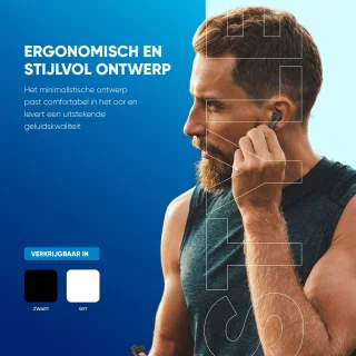 Otiume Draadloze Bluetooth Oordopjes Zwart