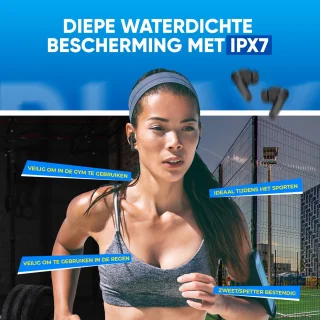 Otiume Draadloze Bluetooth Oordopjes Zwart