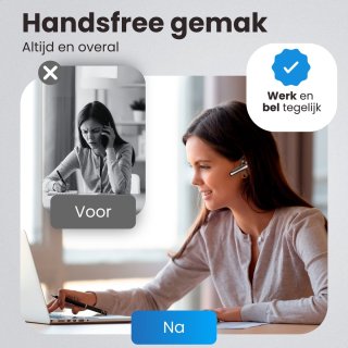 Otiume Draadloze Headset PRO Bluetooth 5.3