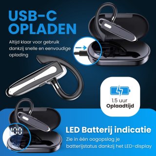 Otiume Draadloze Headset PRO Bluetooth 5.3
