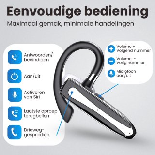 Otiume Draadloze Headset PRO Bluetooth 5.3