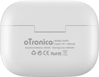 oTronica Draadloze Oordopjes ANC Bluetooth Wit