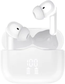 oTronica Draadloze Oordopjes ANC Bluetooth Wit