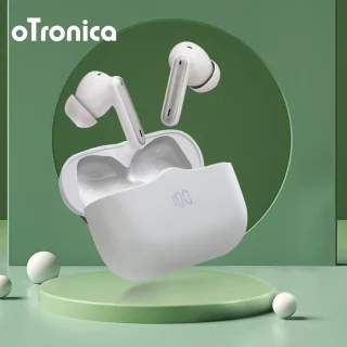 oTronica Draadloze Oordopjes ANC Bluetooth Wit