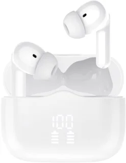 oTronica Draadloze Oordopjes ANC Bluetooth Wit