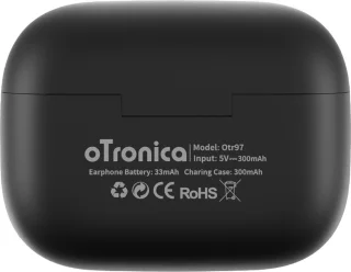 oTronica Draadloze Oordopjes ANC Bluetooth Zwart
