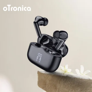 oTronica Draadloze Oordopjes ANC Bluetooth Zwart