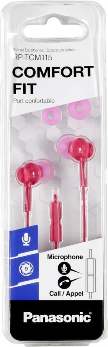 Panasonic RP-TCM115E In-ear Headset Roze