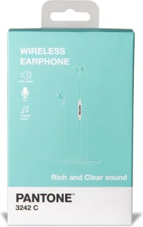 Pantone PT-WE001L Bluetooth In-ear Hoofdtelefoon Blauw