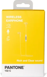 Pantone PT-WE001Y In-ear Bluetooth Headset Geel