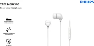Philips In-ear Bedrade Oordopjes Met Microfoon