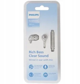 Philips In-ear oordopjes (bedraad) - Lichtgrijs