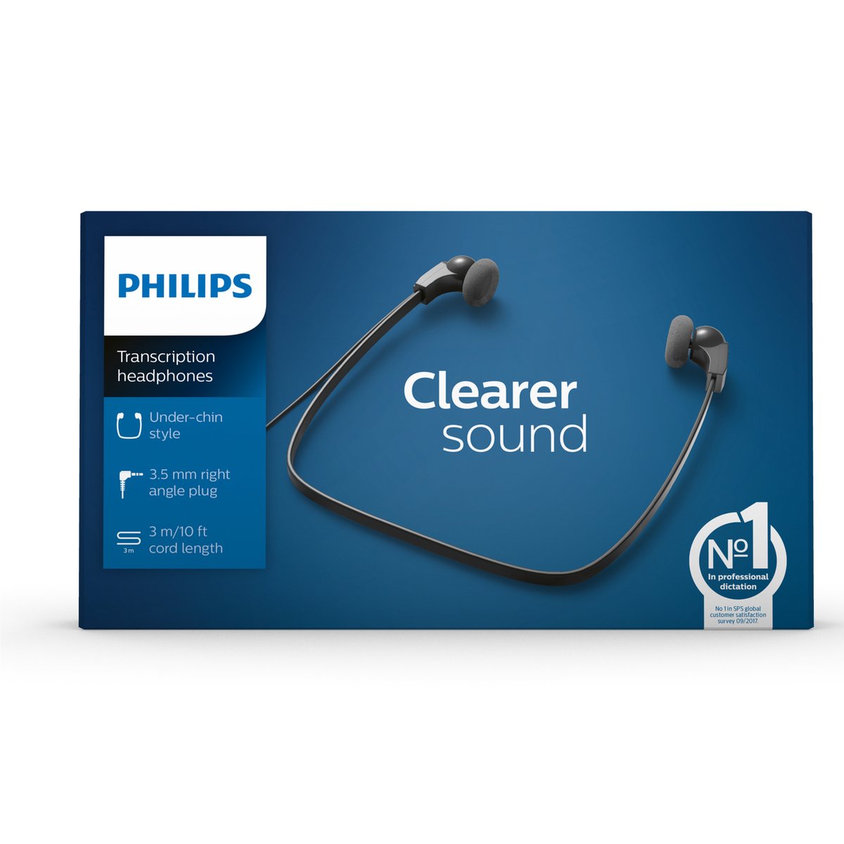 Philips LFH0234 Neckband Hoofdtelefoon Zwart