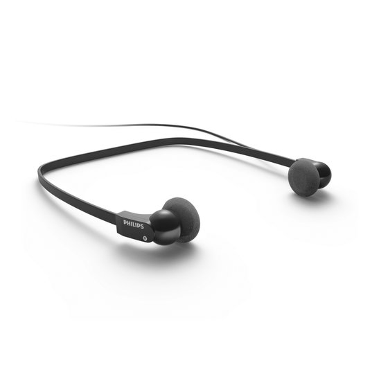 Philips LFH0234 Neckband Hoofdtelefoon Zwart