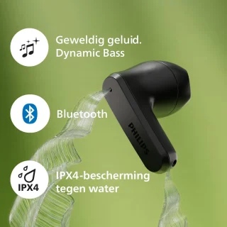 Philips Sound TAT2139 True Wireless Bluetooth Oordopjes Zwart