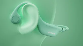 Philips TAK4607 Draadloze Bone Conduction Kinderkoptelefoon Groen