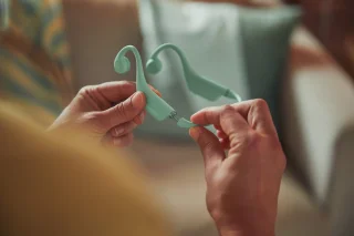 Philips TAK4607 Draadloze Bone Conduction Kinderkoptelefoon Groen