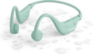 Philips TAK4607 Draadloze Bone Conduction Kinderkoptelefoon Groen