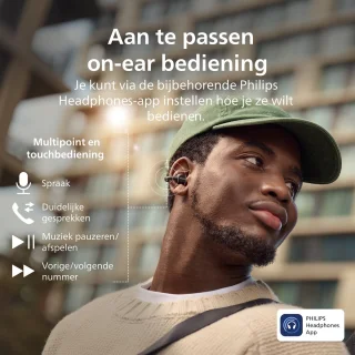 PHILIPS TAQ2000BK/00 Draadloze open-ear oortjes