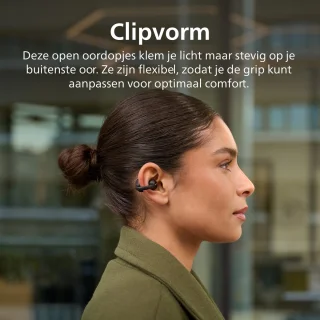 PHILIPS TAQ2000BK/00 Draadloze open-ear oortjes