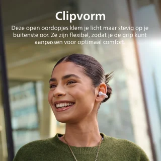 PHILIPS TAQ2000WT/00 Draadloze open-ear oortjes
