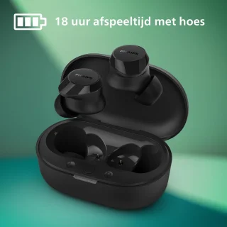 PHILIPS TAT1209BK True Wireless Bluetooth Oordopjes Zwart