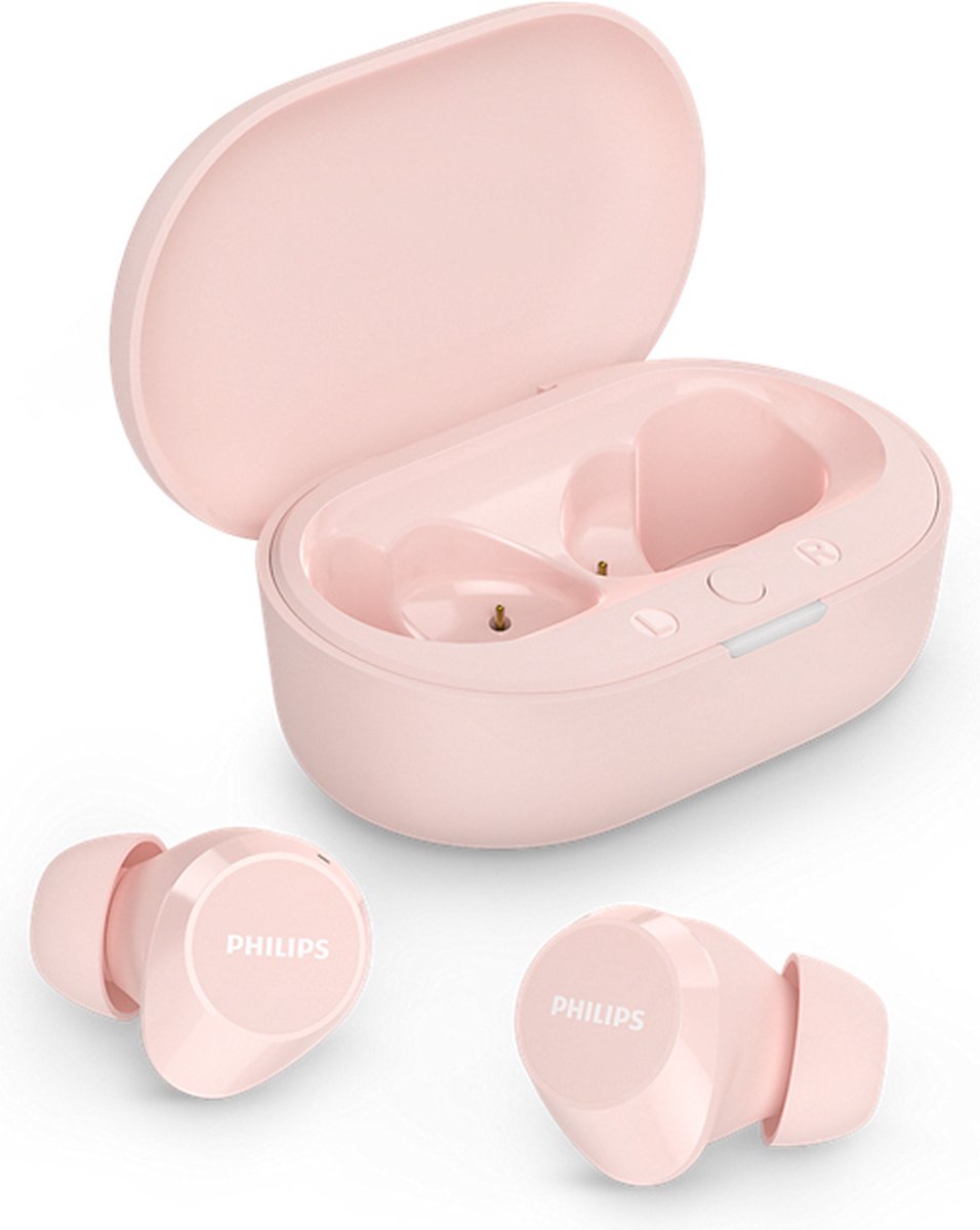 De PHILIPS TAT1209PK True Wireless Bluetooth Oordopjes Roze in één oogopslag