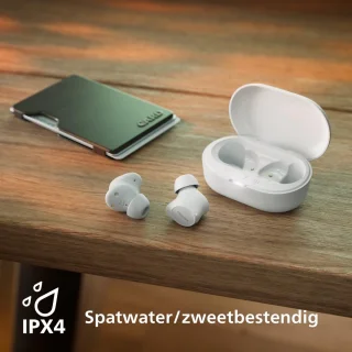 PHILIPS TAT1209WT True Wireless In Ear Bluetooth Headphones Wit