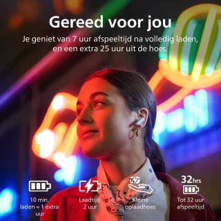 PHILIPS TAT2000 In-ear oordopjes Blauw