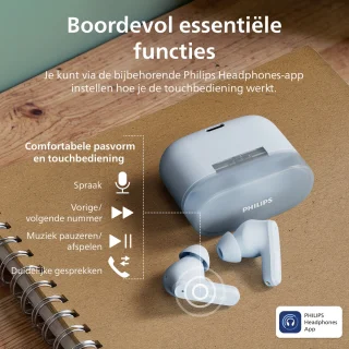 PHILIPS TAT2000 In-ear oordopjes Blauw