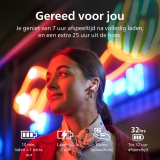 Wat vinden we goed aan de PHILIPS TAT2000 In-ear oordopjes Roze