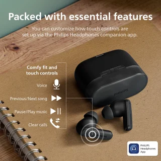 PHILIPS TAT2000 In-ear oordopjes Zwart