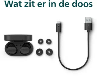 PHILIPS TAT5000BK/00 draadloze oordopjes - zwart