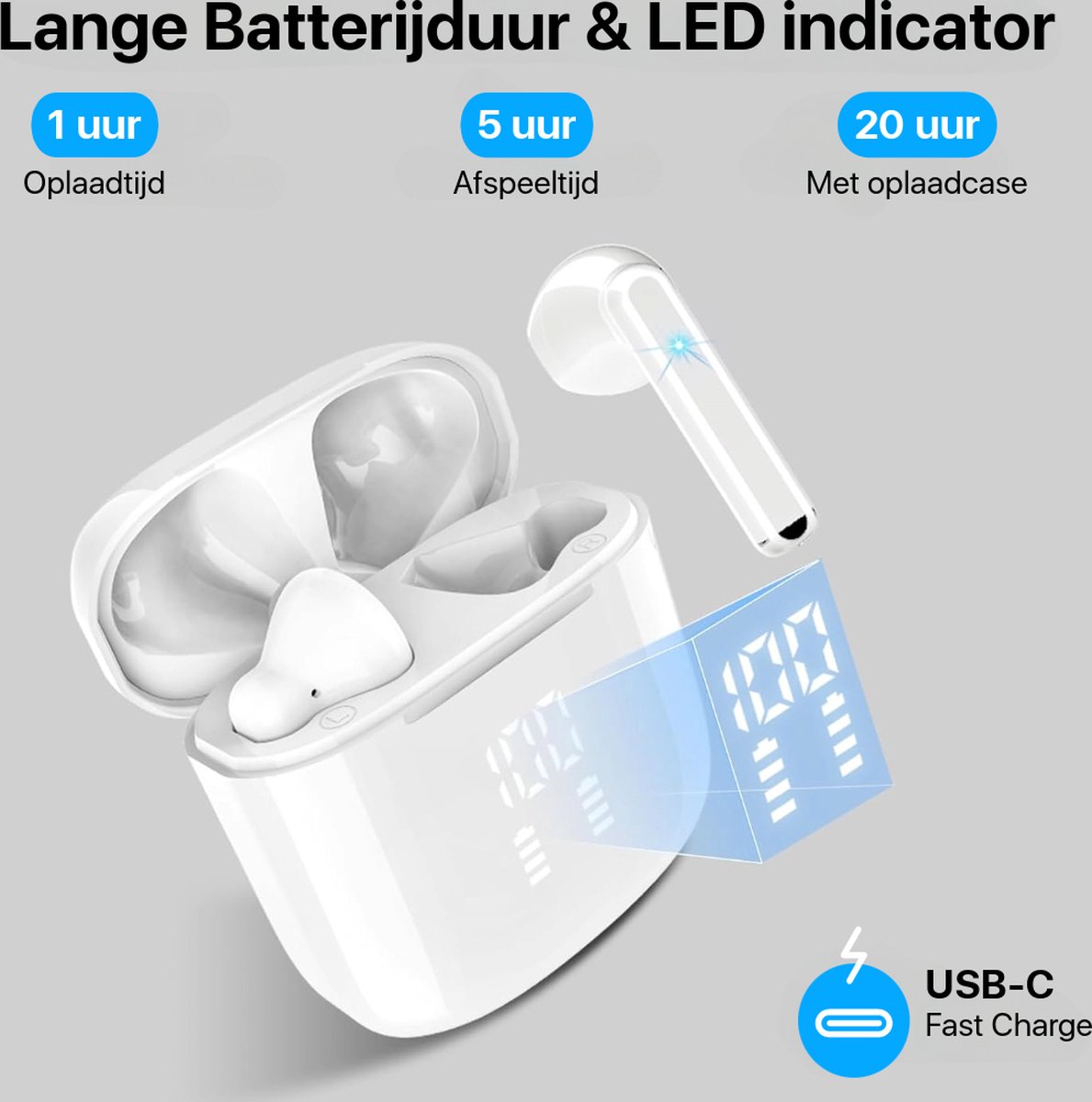 Wat vinden we goed aan de Phreeze Draadloze Bluetooth Oordopjes EarBuds