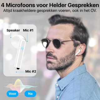 Phreeze Draadloze Bluetooth Oordopjes EarBuds