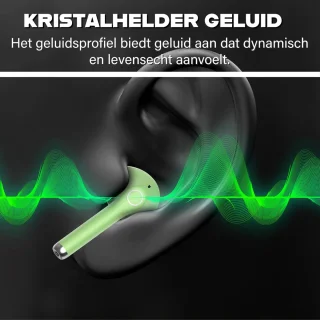 Phreeze Draadloze Oordopjes 2e Gen Groen