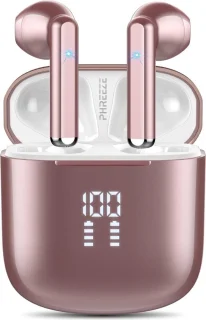 Phreeze Draadloze Oordopjes Roze Goud Bluetooth