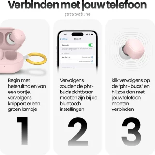 Phreeze Mini Buds Bluetooth 5.4 Roze