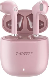 Phreeze TWS6 draadloze in-ear oordopjes roze