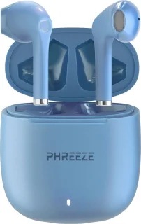 Phreeze TWS6 draadloze oortjes blauw
