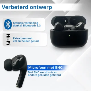 Phreeze Wireless EarBuds Draadloze In-Ear Oordopjes
