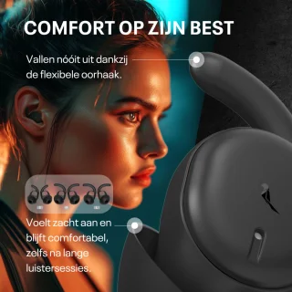 Picolet Genius Pro Draadloze Bluetooth Oordopjes Zwart