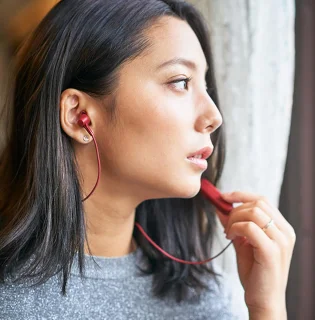 Pioneer SE-C4BT Bluetooth In-Ear Rood