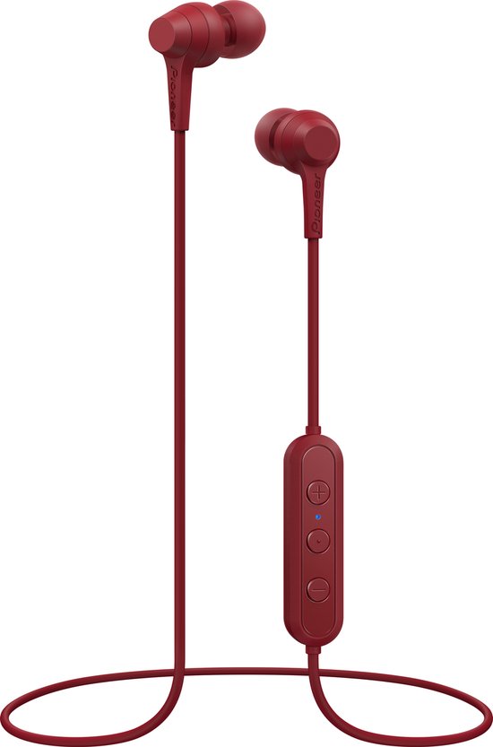 Pioneer SE-C4BT Bluetooth In-Ear Rood review