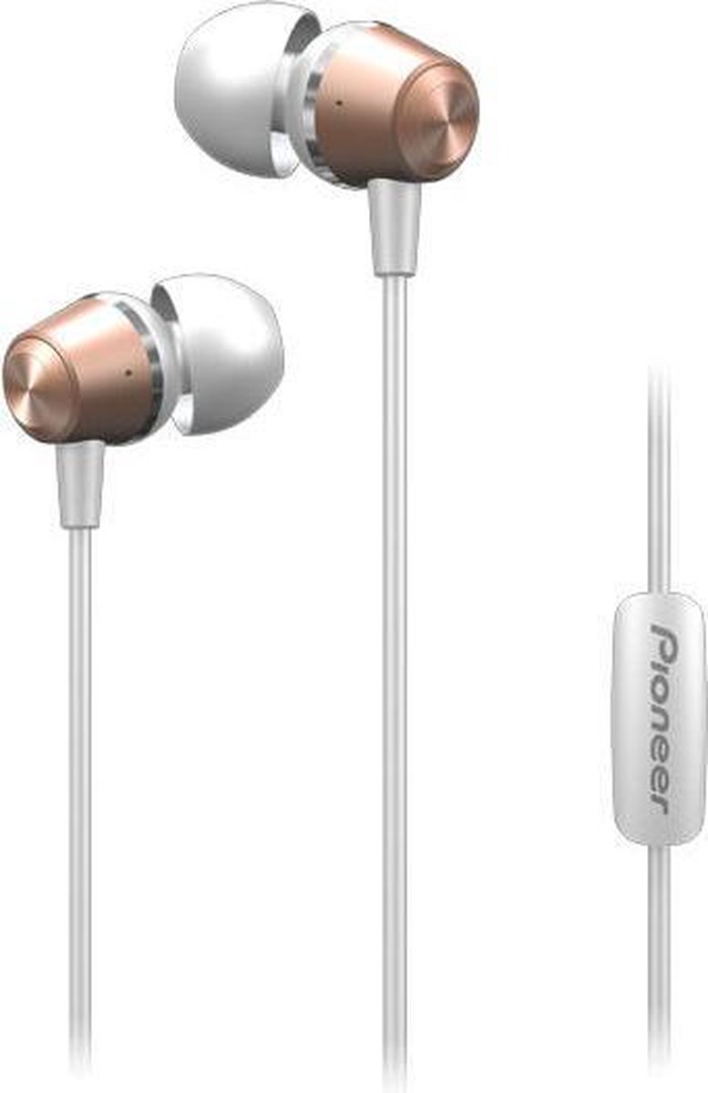 Pioneer SE-QL2T In-ear Headset Roségoud Wit