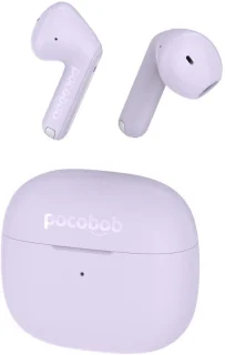 pocobob GO draadloze Bluetooth oordopjes Light Purple