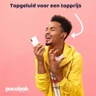 pocobob GO draadloze Bluetooth oordopjes Light Purple
