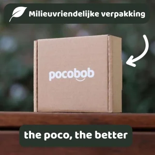 pocobob GO draadloze semi in-ear oordopjes wit