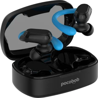 pocobob SP draadloze sport oordopjes zwart