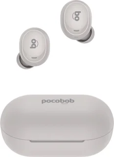 pocobob TO draadloze in ear oordopjes Sand Gray